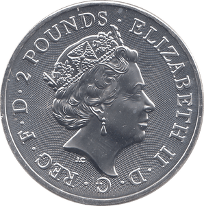 2021 SILVER ROBIN HOOD TWO POUNDS UK - SILVER 1 oz COINS - Cambridgeshire Coins