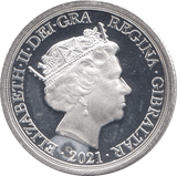2021 SILVER SOVEREIGN GIBRALTAR ( PROOF ) - SILVER WORLD COINS - Cambridgeshire Coins