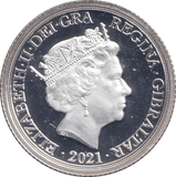 2021 SILVER SOVEREIGN ( PROOF ) - SILVER WORLD COINS - Cambridgeshire Coins