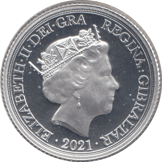 2021 SILVER SOVEREIGNS GIBRALTAR - SILVER WORLD COINS - Cambridgeshire Coins