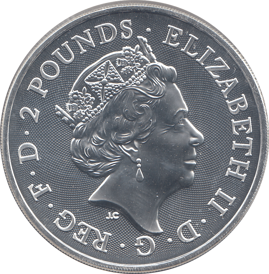 2021 SILVER TWO POUNDS DAVID BOWIE ( BU ) - SILVER WORLD COINS - Cambridgeshire Coins