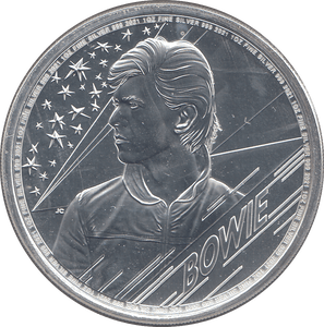 2021 SILVER TWO POUNDS DAVID BOWIE ( BU ) - SILVER WORLD COINS - Cambridgeshire Coins