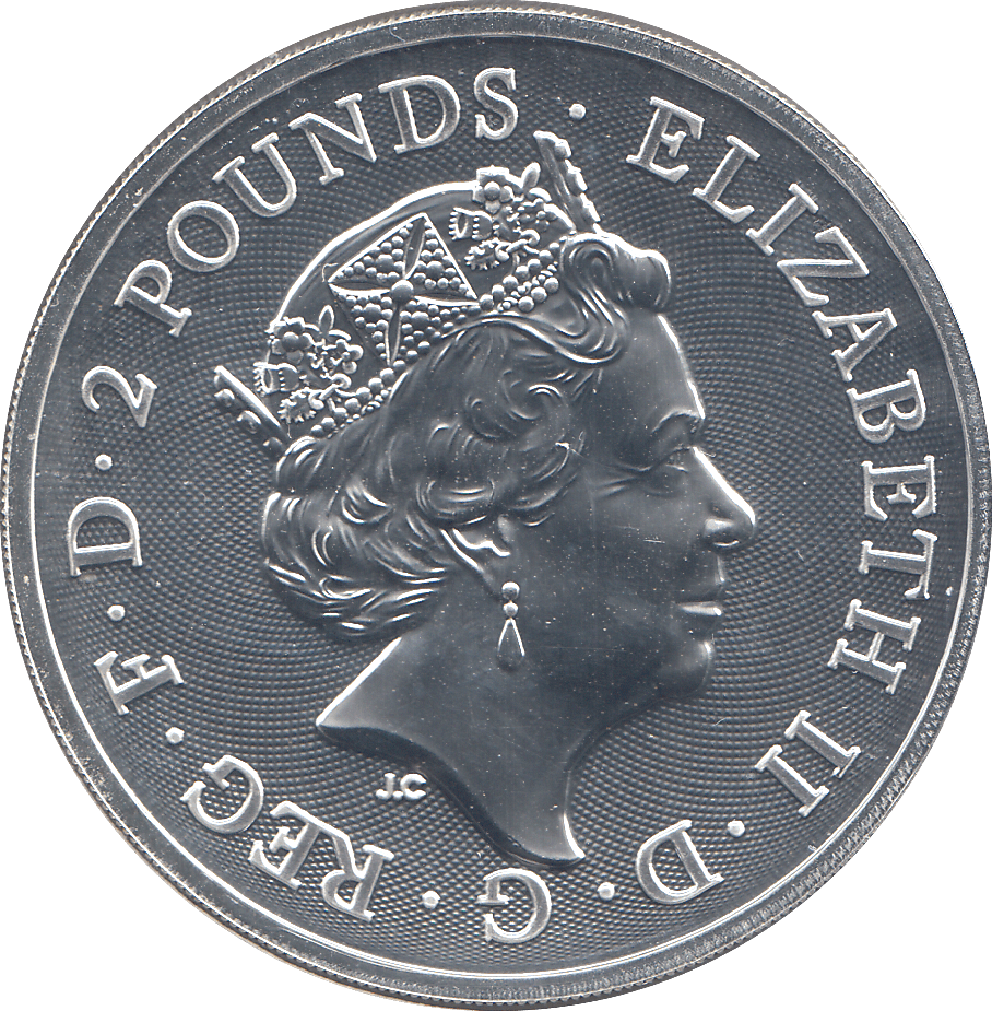 2021 SILVER TWO POUNDS ELTON JOHN ( BU ) - SILVER WORLD COINS - Cambridgeshire Coins
