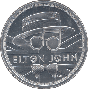 2021 SILVER TWO POUNDS ELTON JOHN ( BU ) - SILVER WORLD COINS - Cambridgeshire Coins