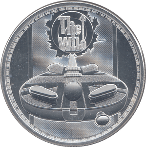 2021 SILVER TWO POUNDS THE WHO ( BU ) - SILVER WORLD COINS - Cambridgeshire Coins