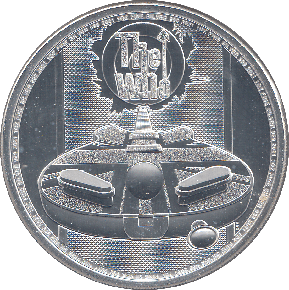 2021 SILVER TWO POUNDS THE WHO ( BU ) - SILVER WORLD COINS - Cambridgeshire Coins