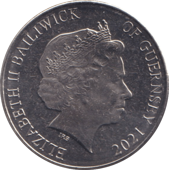 2021 TEN PENCE BAILIWICK OF GRASSHOPPER (BU) - WORLD COINS - Cambridgeshire Coins