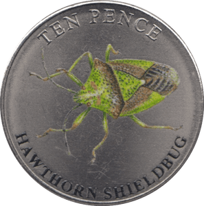 2021 TEN PENCE BAILIWICK OF GUERNSEY HAWTHORN SHIELDBUG - 10p Proof - Cambridgeshire Coins