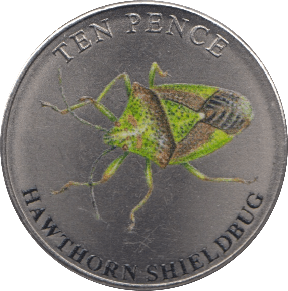2021 TEN PENCE BAILIWICK OF GUERNSEY HAWTHORN SHIELDBUG - 10p Proof - Cambridgeshire Coins