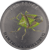 2021 TEN PENCE BAILIWICK OF GUERNSEY HAWTHORN SHIELDBUG - 10p Proof - Cambridgeshire Coins