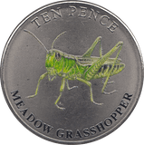 2021 TEN PENCE BAILIWICK OF GUERNSEY MEADOW GRASSHOPPER - 10p Proof - Cambridgeshire Coins