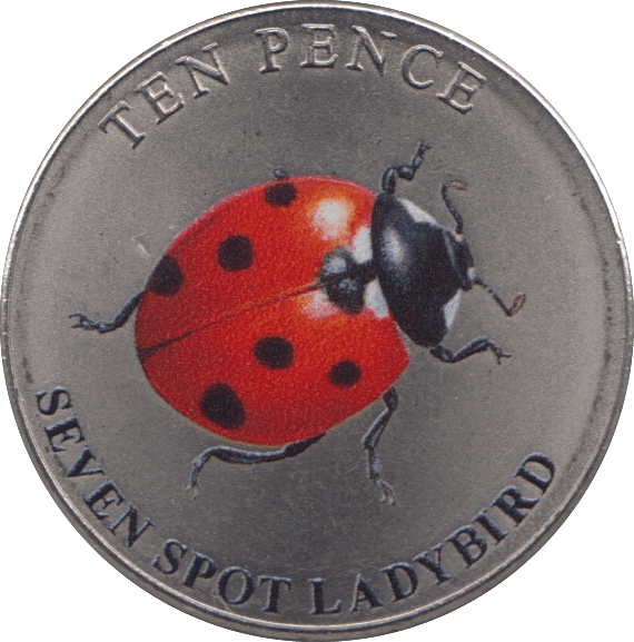 2021 TEN PENCE BAILIWICK OF GUERNSEY SEVEN SPOT LADYBIRD - 10p Proof - Cambridgeshire Coins