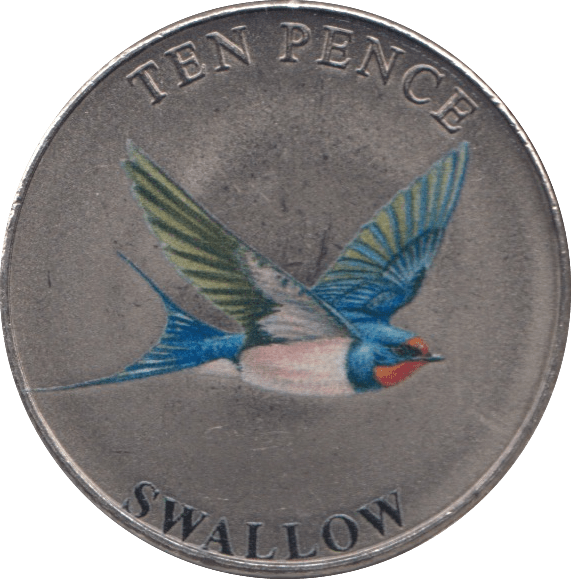 2021 TEN PENCE BAILIWICK OF GUERNSEY SWALLOW - 10p Proof - Cambridgeshire Coins