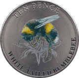 2021 TEN PENCE BAILIWICK OF GUERNSEY WHITE - TAILED BUMBLEBEE - 10p Proof - Cambridgeshire Coins