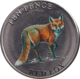 2021 TEN PENCE BAILIWICK OF RED FOX (BU) - WORLD COINS - Cambridgeshire Coins