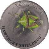 2021 TEN PENCE BAILIWICK OF SHEILDBUG (BU) - WORLD COINS - Cambridgeshire Coins