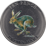 2021 TEN PENCE WILDLIFE COLLECTION BROWN HARE - WORLD COINS - Cambridgeshire Coins