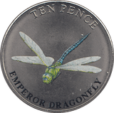 2021 TEN PENCE WILDLIFE COLLECTION EMPEROR DRAGONFLY - WORLD COINS - Cambridgeshire Coins