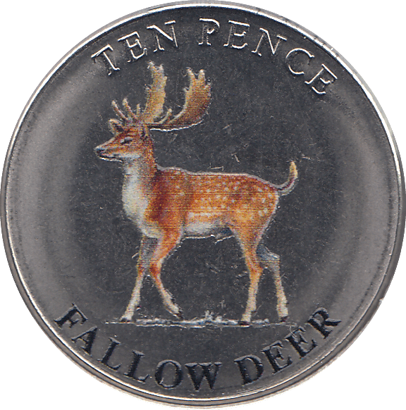 2021 TEN PENCE WILDLIFE COLLECTION FALLOW DEER - WORLD COINS - Cambridgeshire Coins