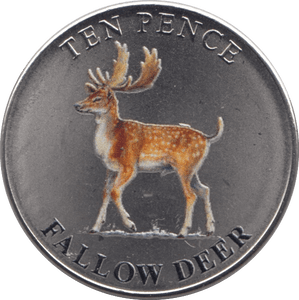 2021 TEN PENCE WILDLIFE COLLECTION FALLOW DEER - WORLD COINS - Cambridgeshire Coins