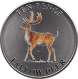2021 TEN PENCE WILDLIFE COLLECTION FALLOW DEER - WORLD COINS - Cambridgeshire Coins