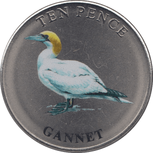 2021 TEN PENCE WILDLIFE COLLECTION GANNET - WORLD COINS - Cambridgeshire Coins