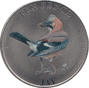 2021 TEN PENCE WILDLIFE COLLECTION JAY - WORLD COINS - Cambridgeshire Coins