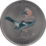 2021 TEN PENCE WILDLIFE COLLECTION JAY - WORLD COINS - Cambridgeshire Coins