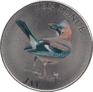2021 TEN PENCE WILDLIFE COLLECTION JAY - WORLD COINS - Cambridgeshire Coins