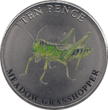 2021 TEN PENCE WILDLIFE COLLECTION MEADOW GRASSHOPPER - WORLD COINS - Cambridgeshire Coins