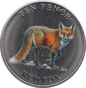 2021 TEN PENCE WILDLIFE COLLECTION RED FOX - WORLD COINS - Cambridgeshire Coins