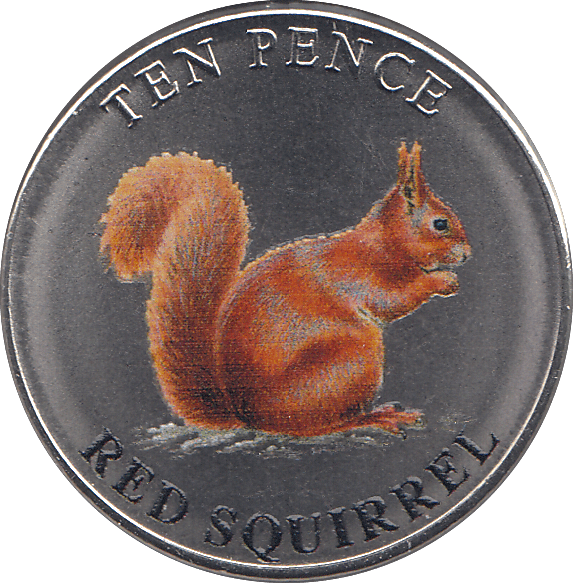 2021 TEN PENCE WILDLIFE COLLECTION RED SQUIRREL - WORLD COINS - Cambridgeshire Coins