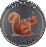 2021 TEN PENCE WILDLIFE COLLECTION RED SQUIRREL - WORLD COINS - Cambridgeshire Coins