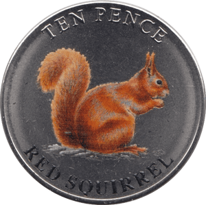 2021 TEN PENCE WILDLIFE COLLECTION RED SQUIRREL - WORLD COINS - Cambridgeshire Coins