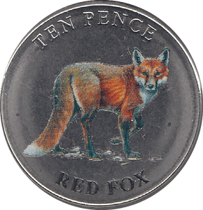 2021 TEN PENCE WILDLIFE COLLECTION REDFOX - WORLD COINS - Cambridgeshire Coins