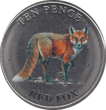 2021 TEN PENCE WILDLIFE COLLECTION REDFOX - WORLD COINS - Cambridgeshire Coins