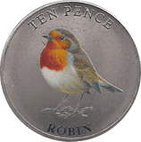 2021 TEN PENCE WILDLIFE COLLECTION ROBIN - WORLD COINS - Cambridgeshire Coins