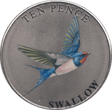 2021 TEN PENCE WILDLIFE COLLECTION SWALLOW - WORLD COINS - Cambridgeshire Coins