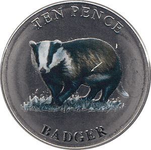 2021 TENN PENCE WILDLIFE COLLECTION BADGER - WORLD COINS - Cambridgeshire Coins