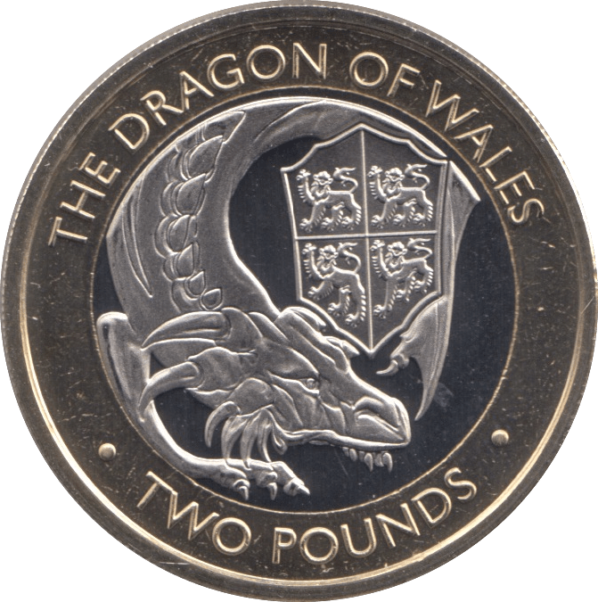 2021 TWO POUND COIN BU BRITISH INDIAN OCEAN THE DRAGON OF WALES - WORLD COINS - Cambridgeshire Coins