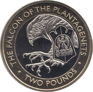 2021 TWO POUND COIN BU BRITISH INDIAN OCEAN THE FALCON OF THE PLANTAGENETS - WORLD COINS - Cambridgeshire Coins