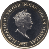 2021 TWO POUND COIN BU BRITISH INDIAN OCEAN THE GRIFFIN OF EDWARD III - WORLD COINS - Cambridgeshire Coins