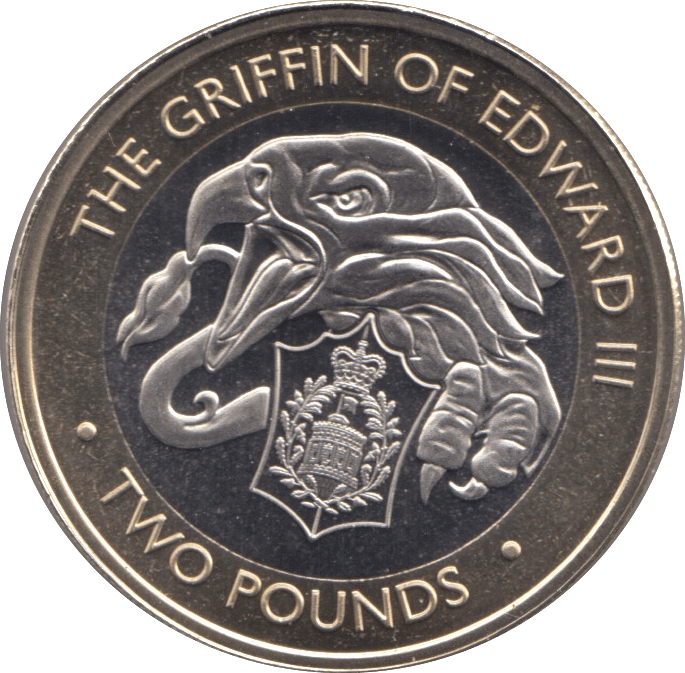 2021 TWO POUND COIN BU BRITISH INDIAN OCEAN THE GRIFFIN OF EDWARD III - WORLD COINS - Cambridgeshire Coins