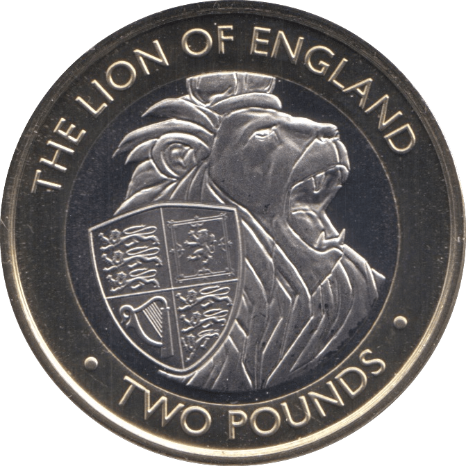 2021 TWO POUND COIN BU BRITISH INDIAN OCEAN THE LION OF ENGLAND - WORLD COINS - Cambridgeshire Coins