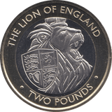 2021 TWO POUND COIN BU BRITISH INDIAN OCEAN THE LION OF ENGLAND - WORLD COINS - Cambridgeshire Coins
