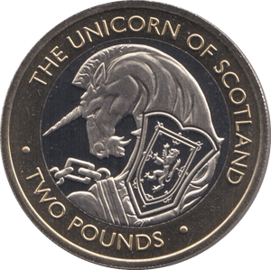 2021 TWO POUND COIN BU BRITISH INDIAN OCEAN THE UNICORN OF SCOTLAND - WORLD COINS - Cambridgeshire Coins