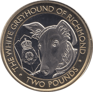 2021 TWO POUND COIN BU BRITISH INDIAN OCEAN THE WHITE GREYHOUND OF RICHMOND - WORLD COINS - Cambridgeshire Coins