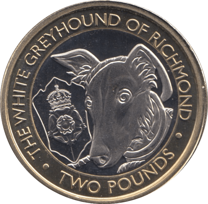 2021 TWO POUND COIN BU BRITISH INDIAN OCEAN THE WHITE GREYHOUND OF RICHMOND - WORLD COINS - Cambridgeshire Coins