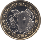 2021 TWO POUND COIN BU BRITISH INDIAN OCEAN THE WHITE GREYHOUND OF RICHMOND - WORLD COINS - Cambridgeshire Coins