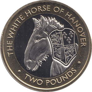 2021 TWO POUND COIN BU BRITISH INDIAN OCEAN THE WHITE HORSE OF HANOVER - WORLD COINS - Cambridgeshire Coins